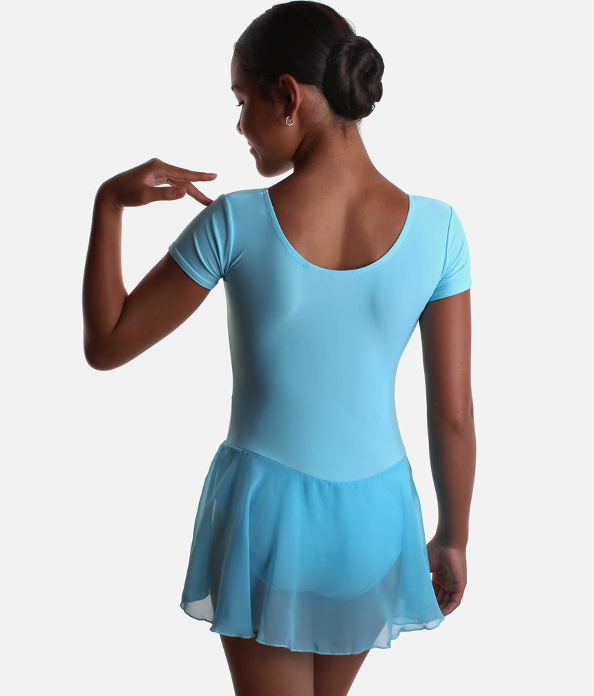 Girls Cap Sleeved Skirted Leotard - RV2383