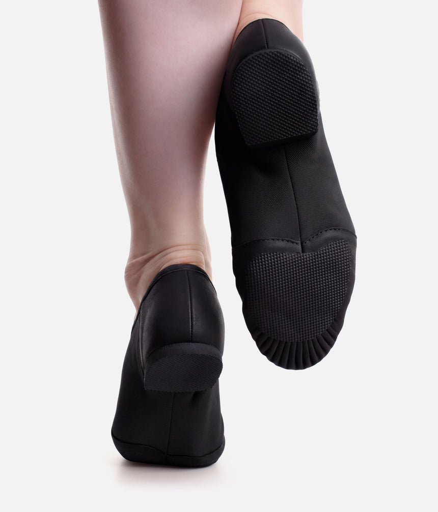 BLOCH Neo-Flex Leather Slip-On Jazz Shoes • S0495 Black