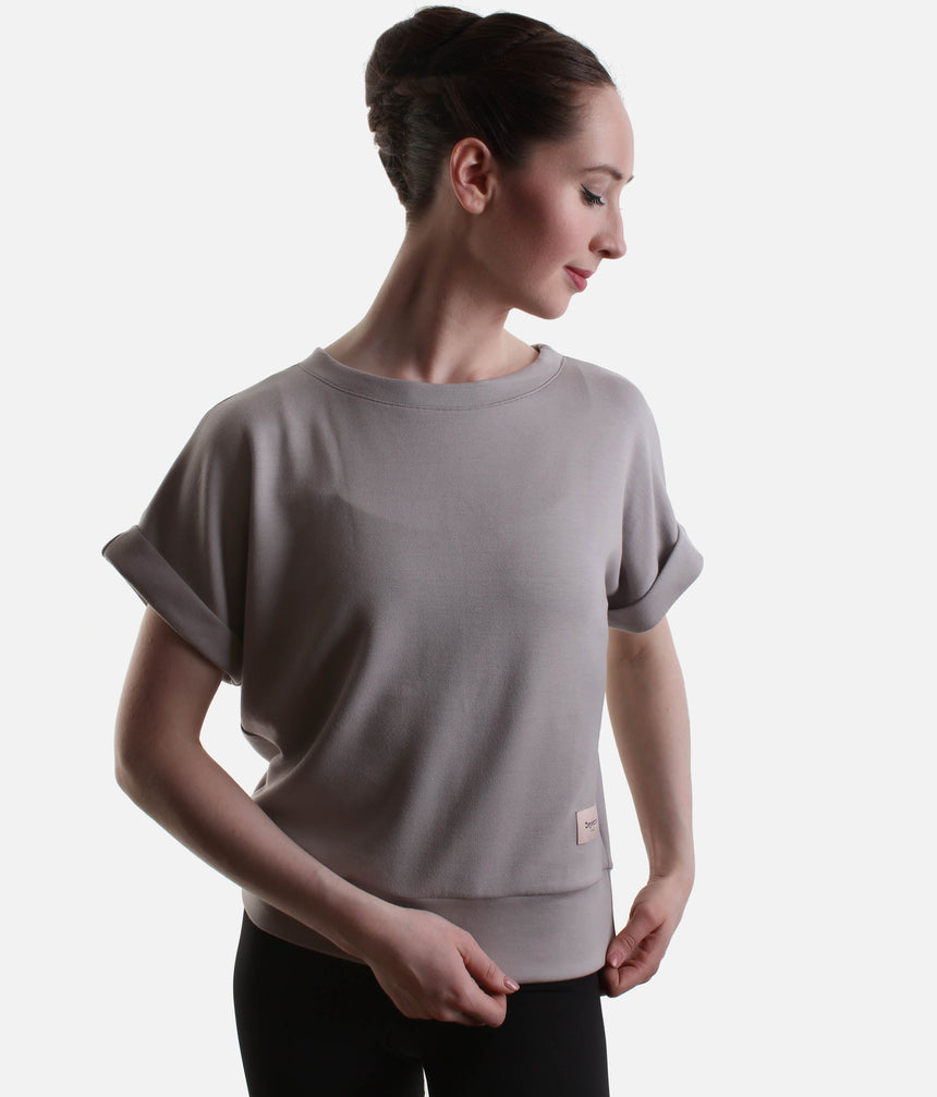 Oversized Scuba Top, Luxe Comfort for Pilates & Yoga