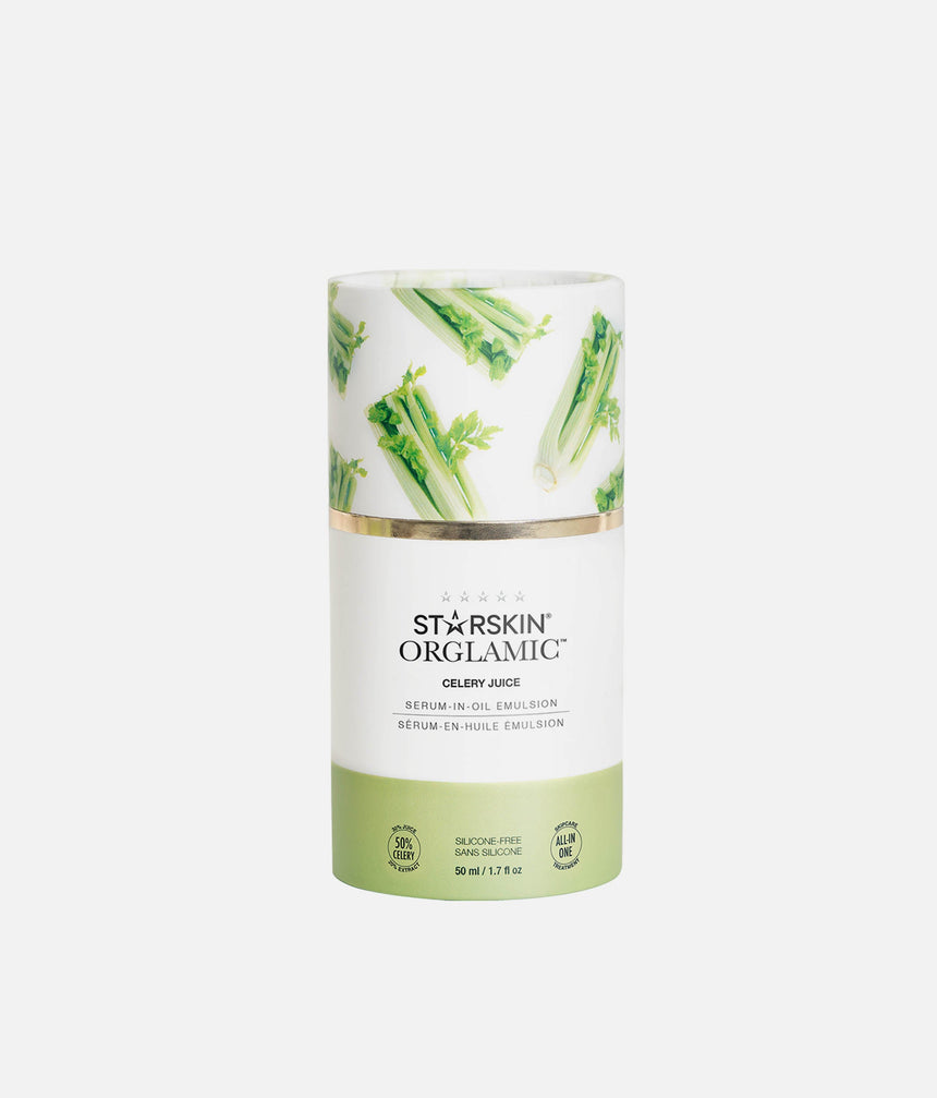 ORGLAMIC® Celery Juice SERUM-IN-OIL EMULSION, Hydrating Glow Treatment
