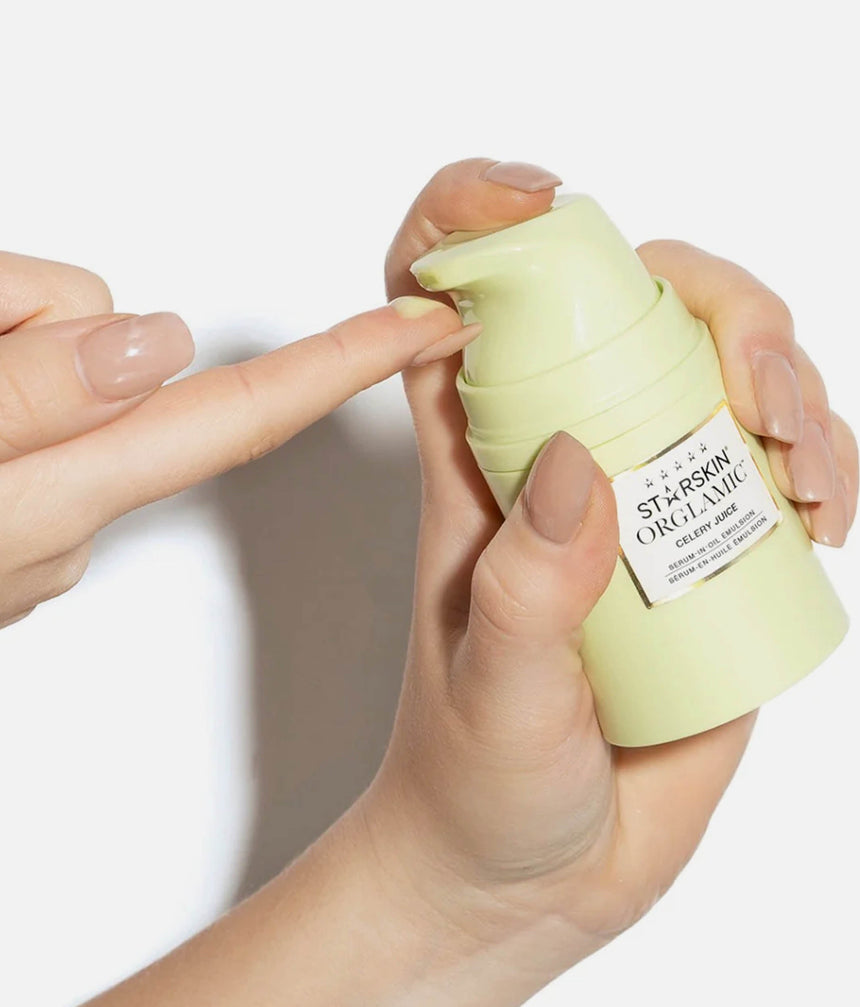 ORGLAMIC® Celery Juice SERUM-IN-OIL EMULSION, Hydrating Glow Treatment