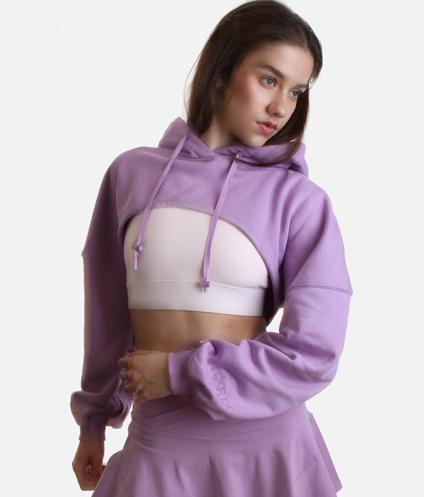 Cropped Cloud Shruggie – Cozy Layer for Dance, Pilates & Gym