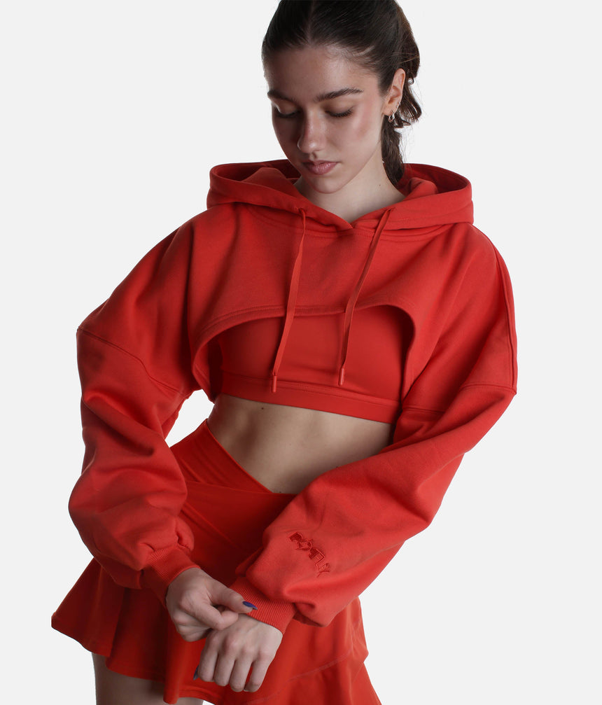 Cropped Cloud Shruggie – Cozy Layer for Dance, Pilates & Gym