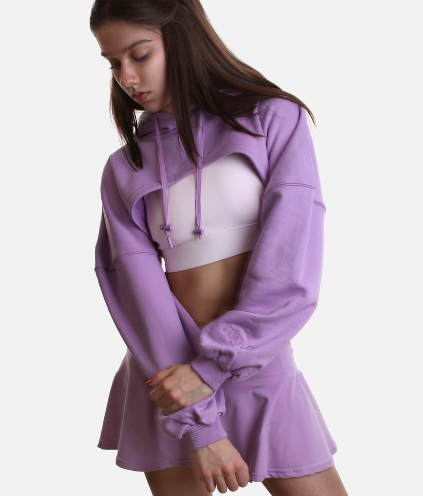 Cropped Cloud Shruggie – Cozy Layer for Dance, Pilates & Gym