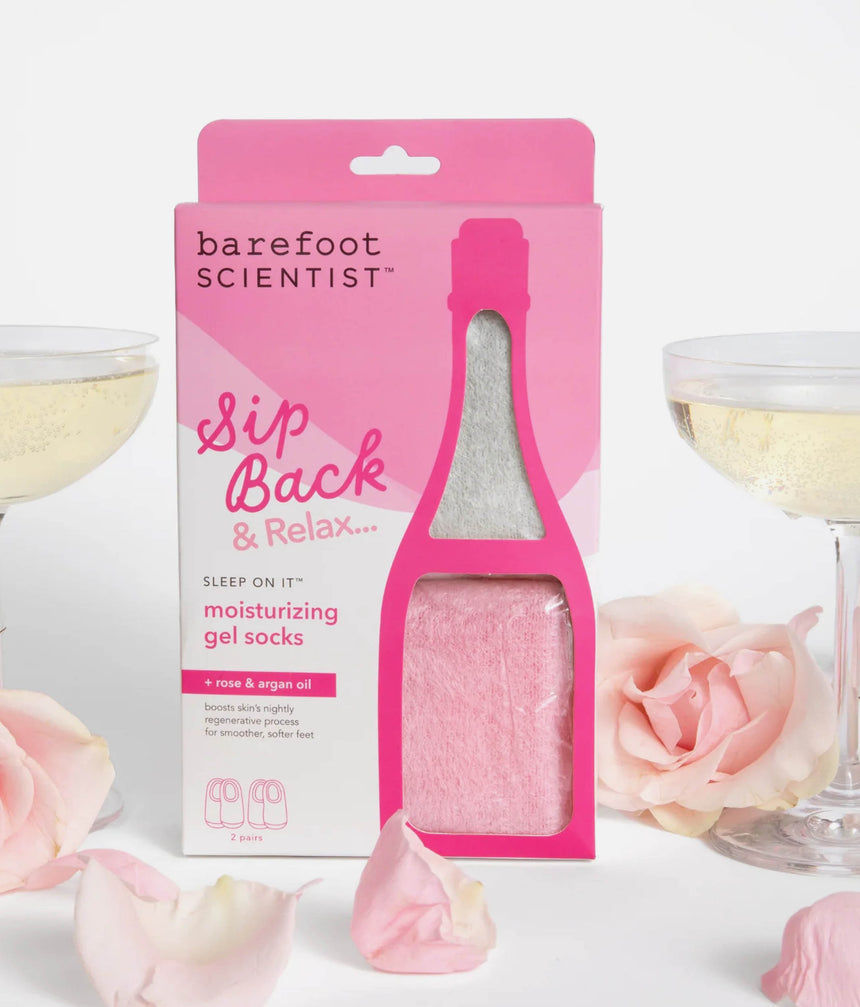 Reusable Moisturizing Socks for Dry, Cracked Feet - SIP BACK RELAX