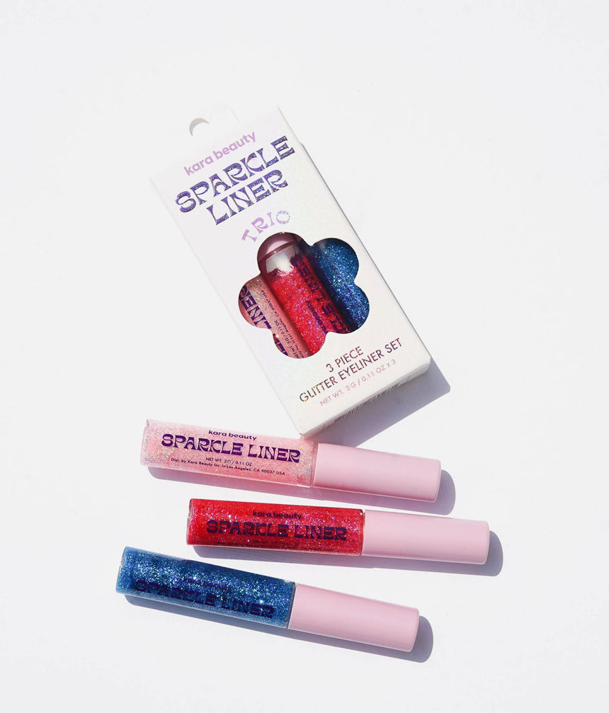 Sparkle Liner Trio for Eyes, Lips & Face Highlights - GLITTER EYELINER