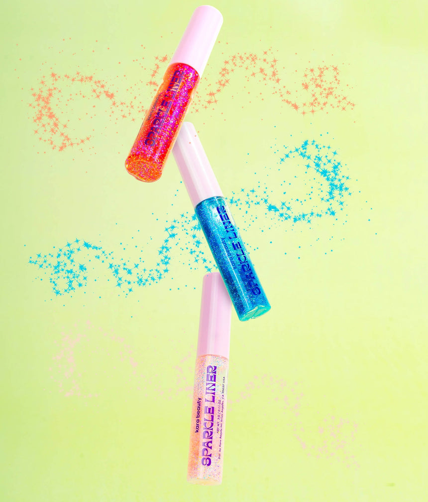 Sparkle Liner Trio for Eyes, Lips & Face Highlights - GLITTER EYELINER