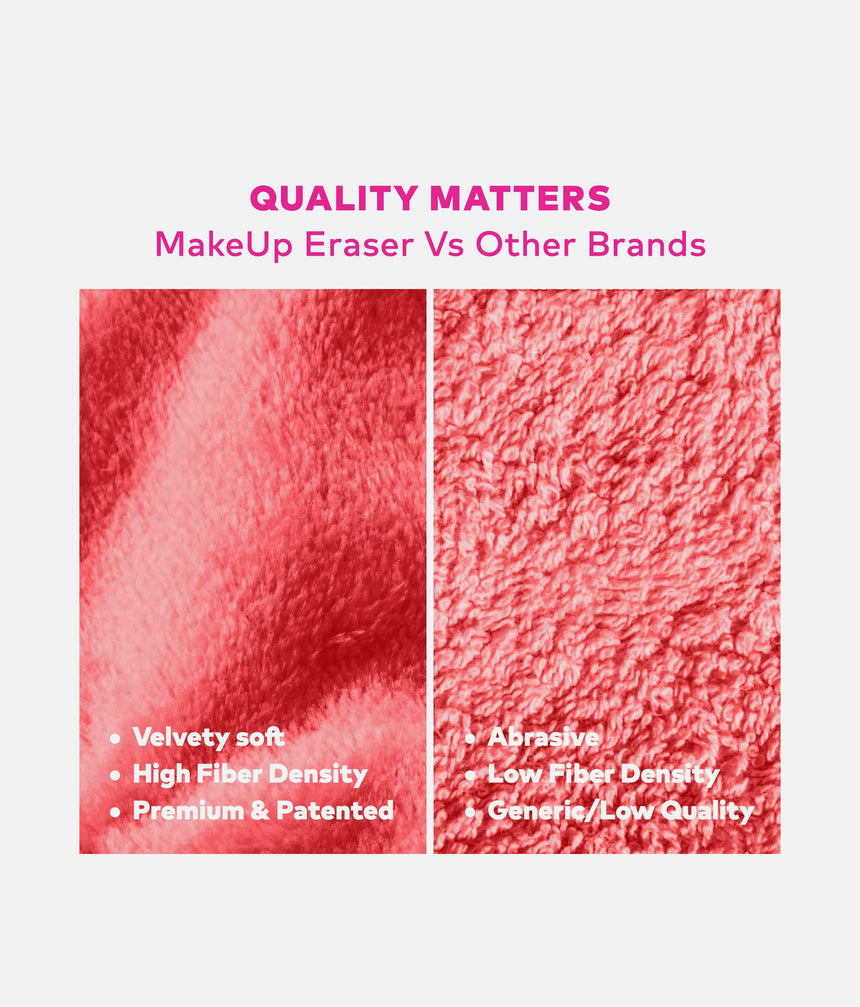 Sunset Boulevard MakeUp Eraser 7-Day Set with Laundry Bag