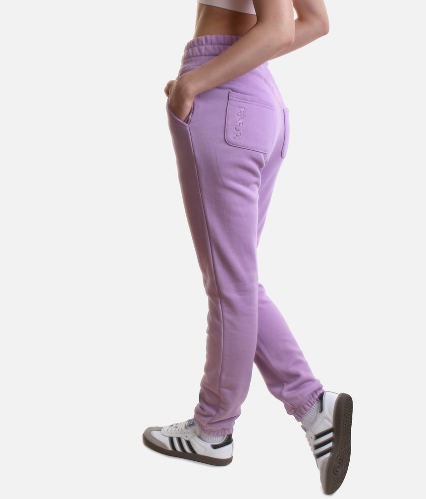 Rollover Waist Sweatpants – Oversized Cozy Fleece Joggers with Pockets