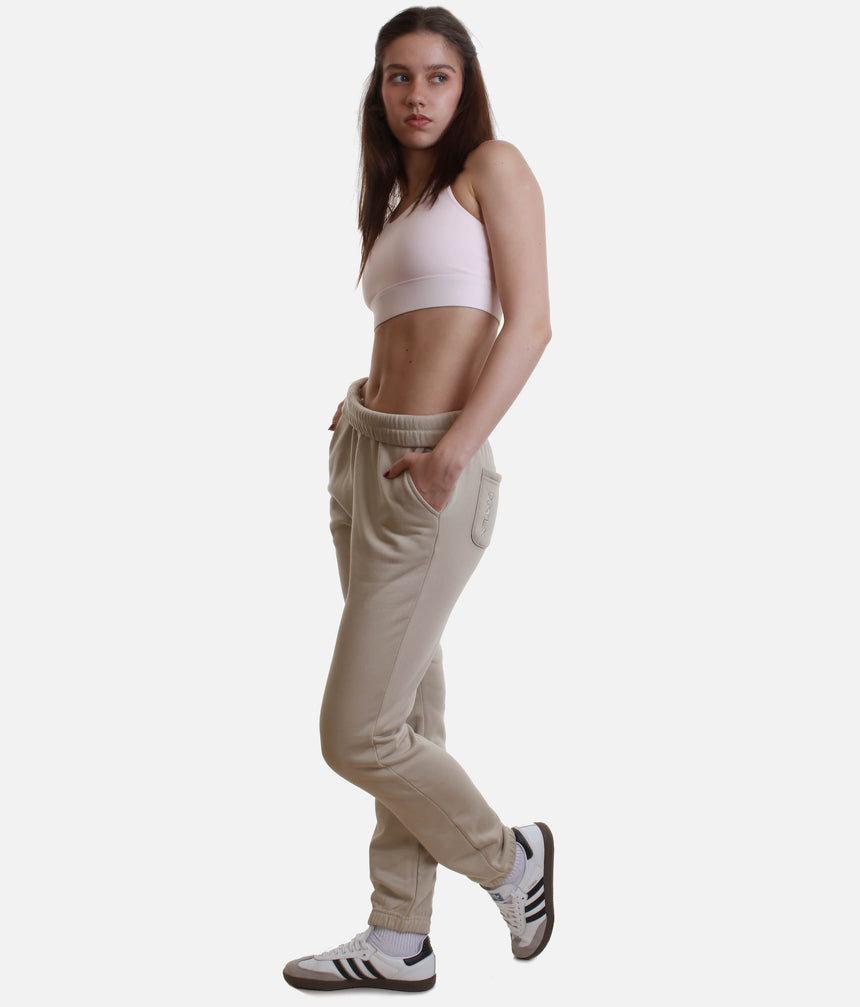 Rollover Waist Sweatpants – Oversized Cozy Fleece Joggers with Pockets