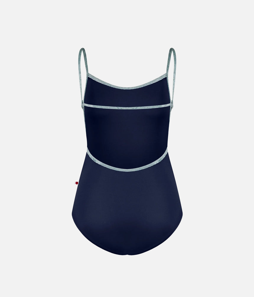 Tamara Camisole Ballet Leotard • Dark Blue & Ice