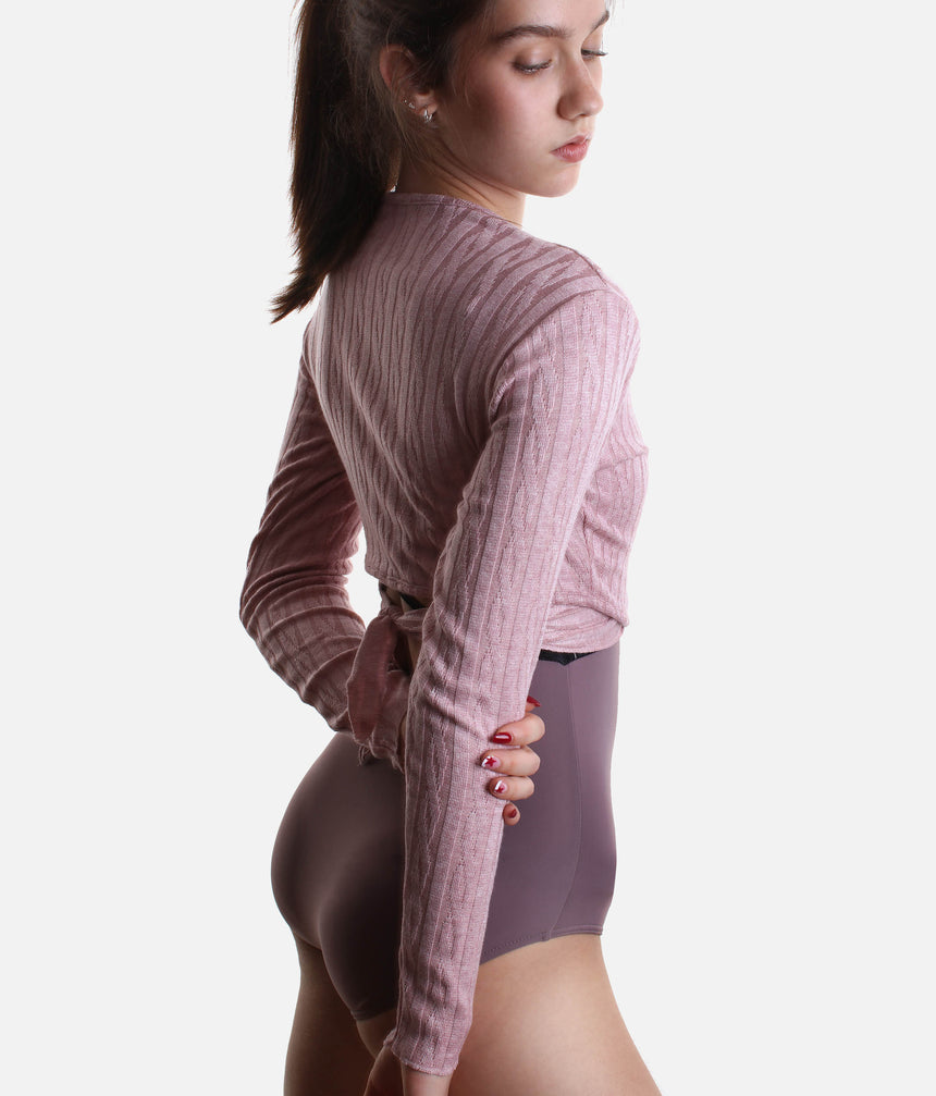 Thea Ballet Wrap Sweater, Ultra Soft Dance Warm-Up Top - DA5030