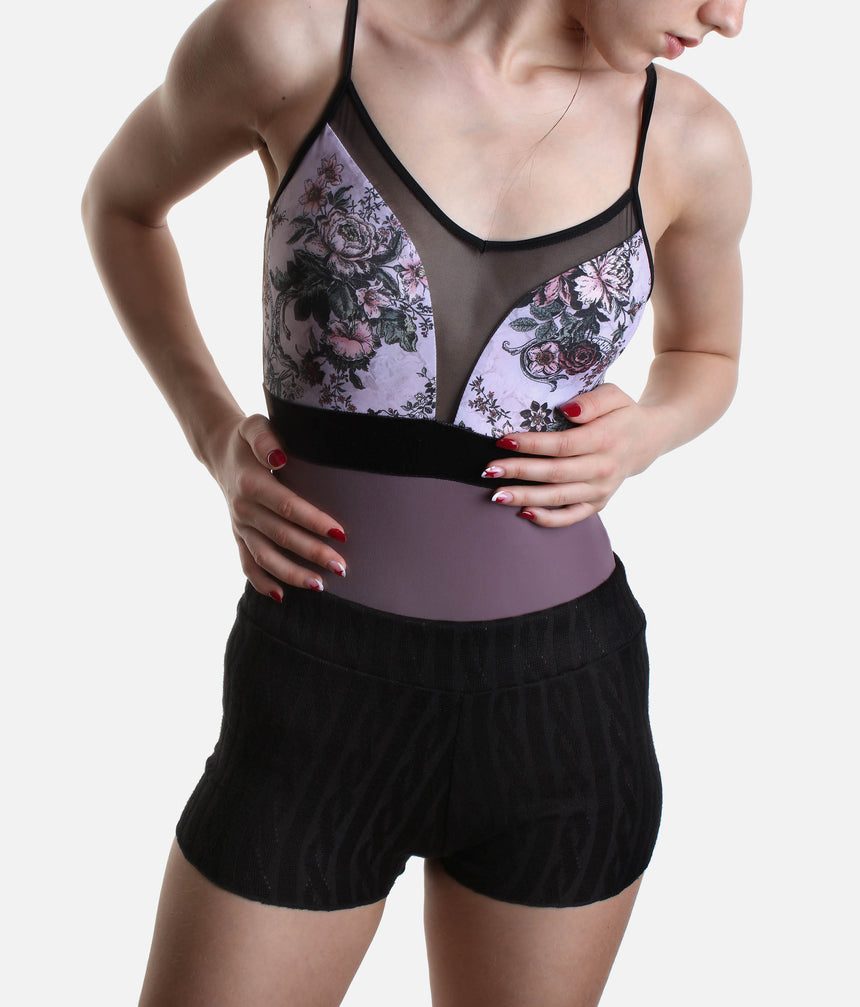 Thelma Knit Dance Shorts, High Waist Warm-Up for Ballet Dancers - DA5031