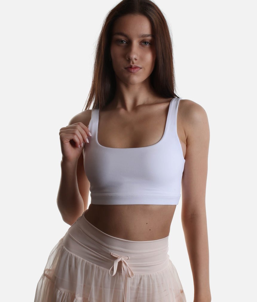 Minimalist Square Neck Sports Bra for Yoga & Pilates - TONE BRA