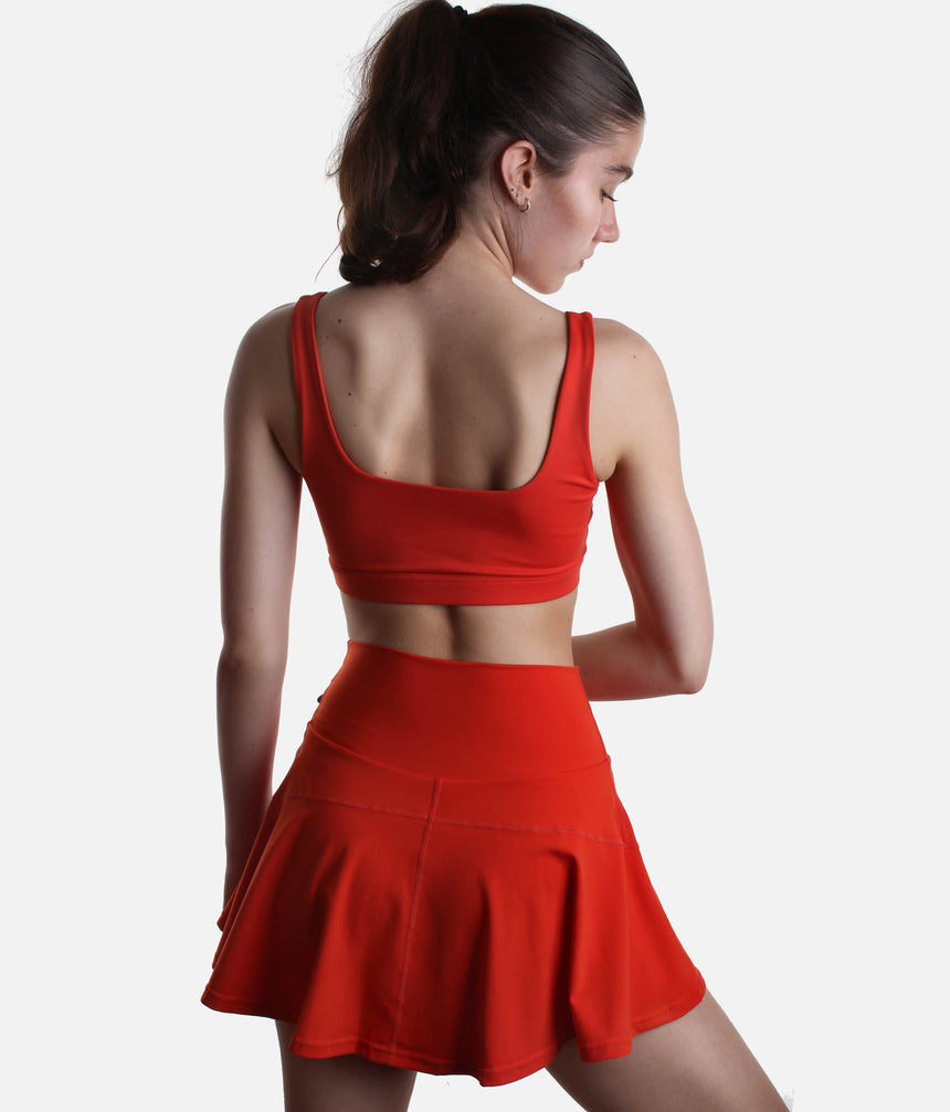 HOURGLASS Twirl Skort, Crisscross High-waisted Design