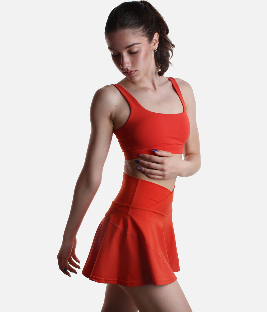 HOURGLASS Twirl Skort, Crisscross High-waisted Design