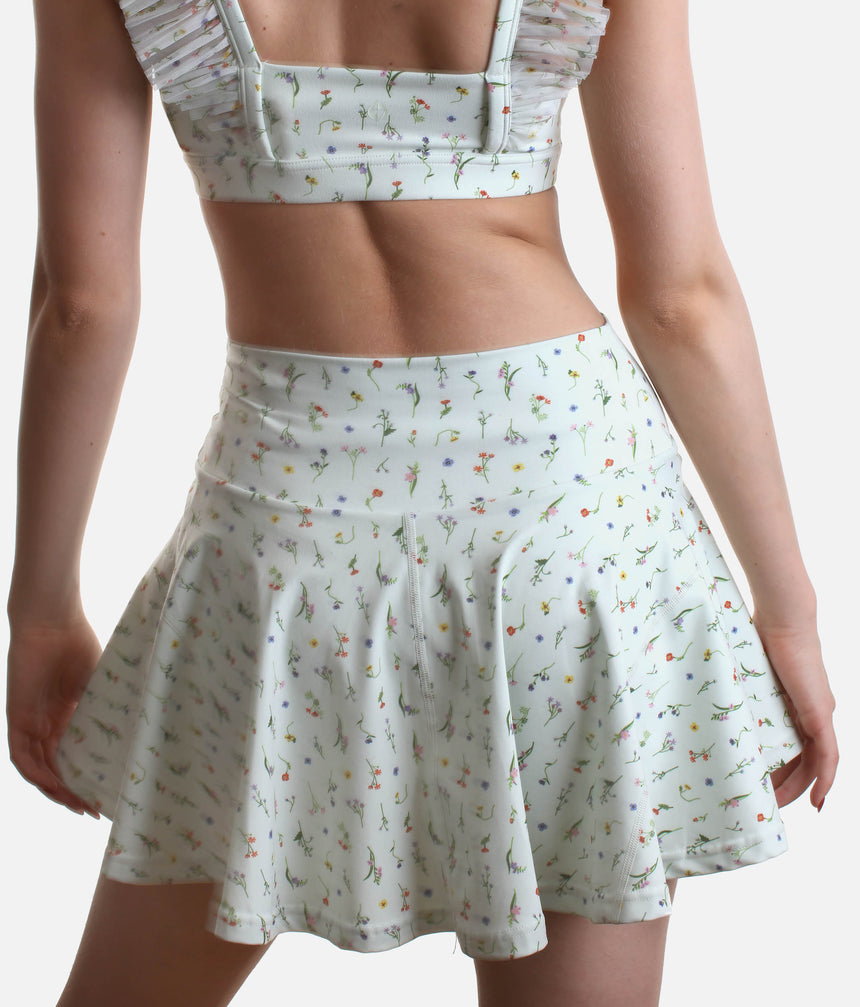 High-Waisted Twirl Skort – Activewear with 2-Pocket Inner Shorts