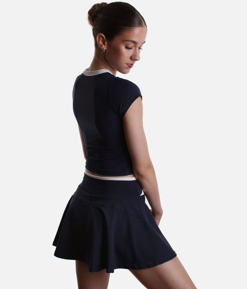 Hourglass Twirl Skort • Crisscross Skort with Pockets