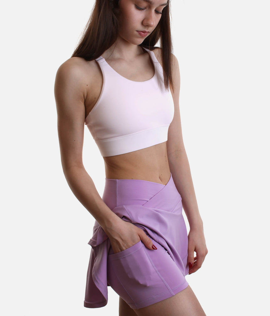 HOURGLASS Twirl Skort, Crisscross High-waisted Design