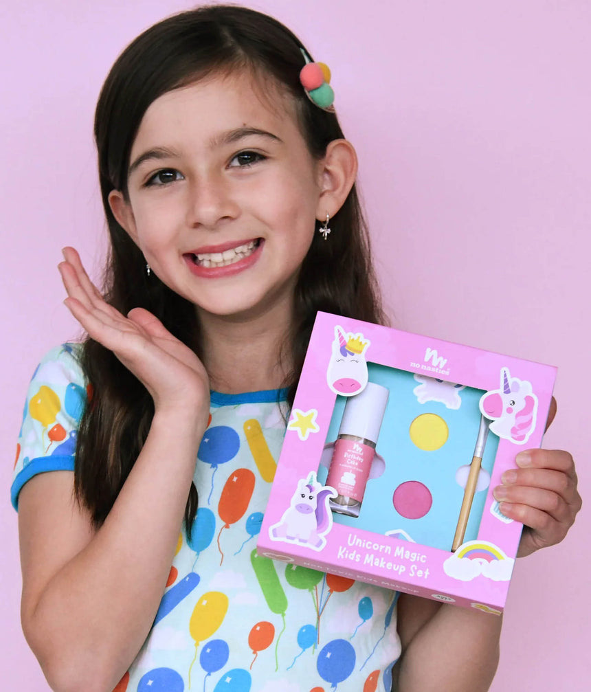 UNICORN MAGIC Kids Makeup Gift Set, Natural, Safe & Eco-Friendly