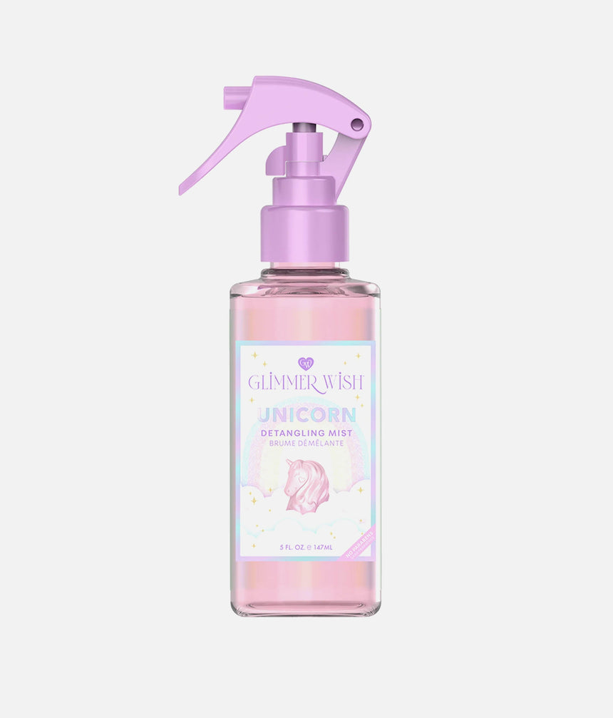 Unicorn Hair Detangling Mist, Scented Spray for Tangles, Frizz & Shine