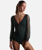 Sophisticated Long Sleeve Dance Leotard with Open Back - VENERE GL BOTTIGLIA