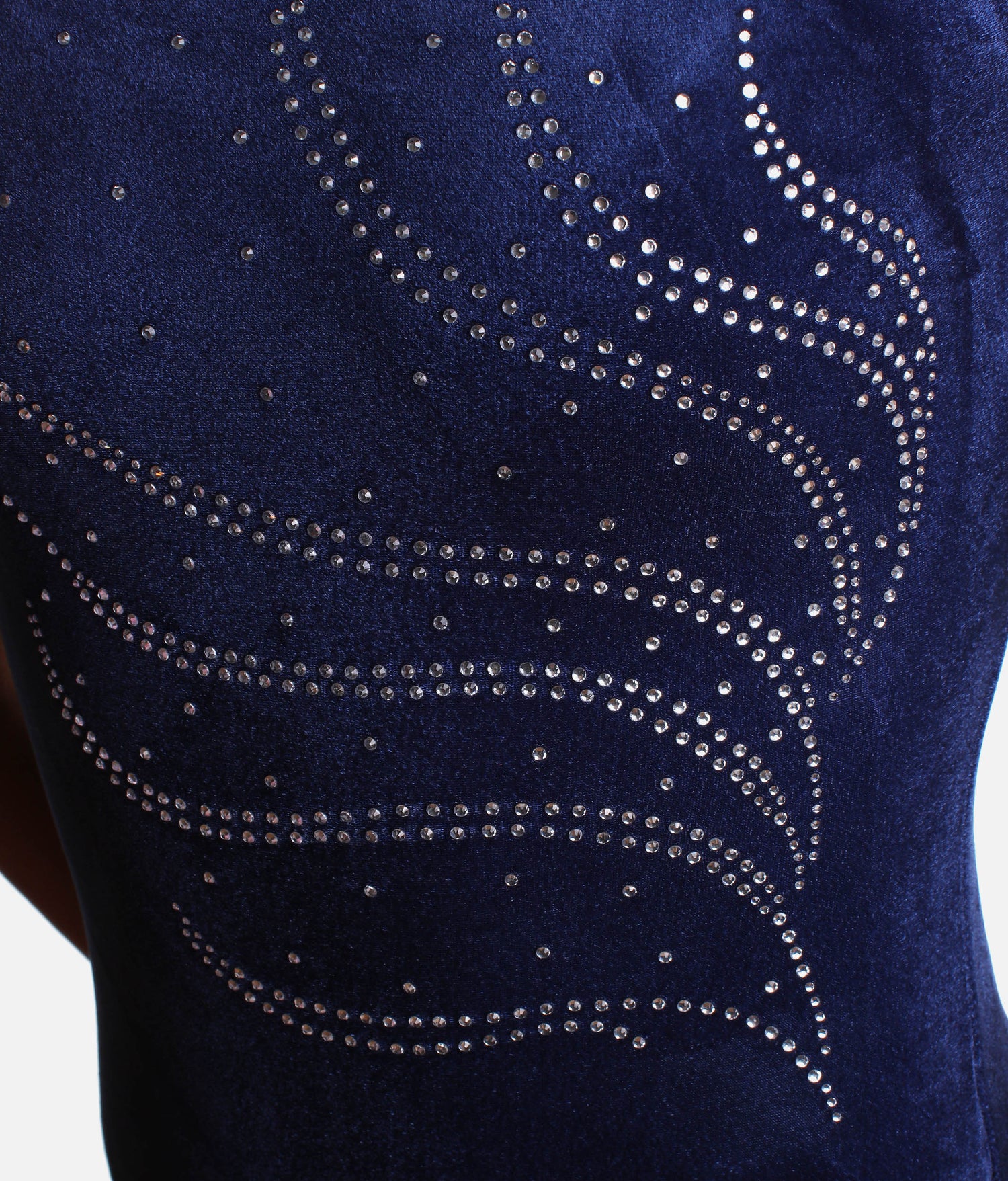 Girl's Sleeveless Gymnastics Leotard, Rhinestones Design - Z103