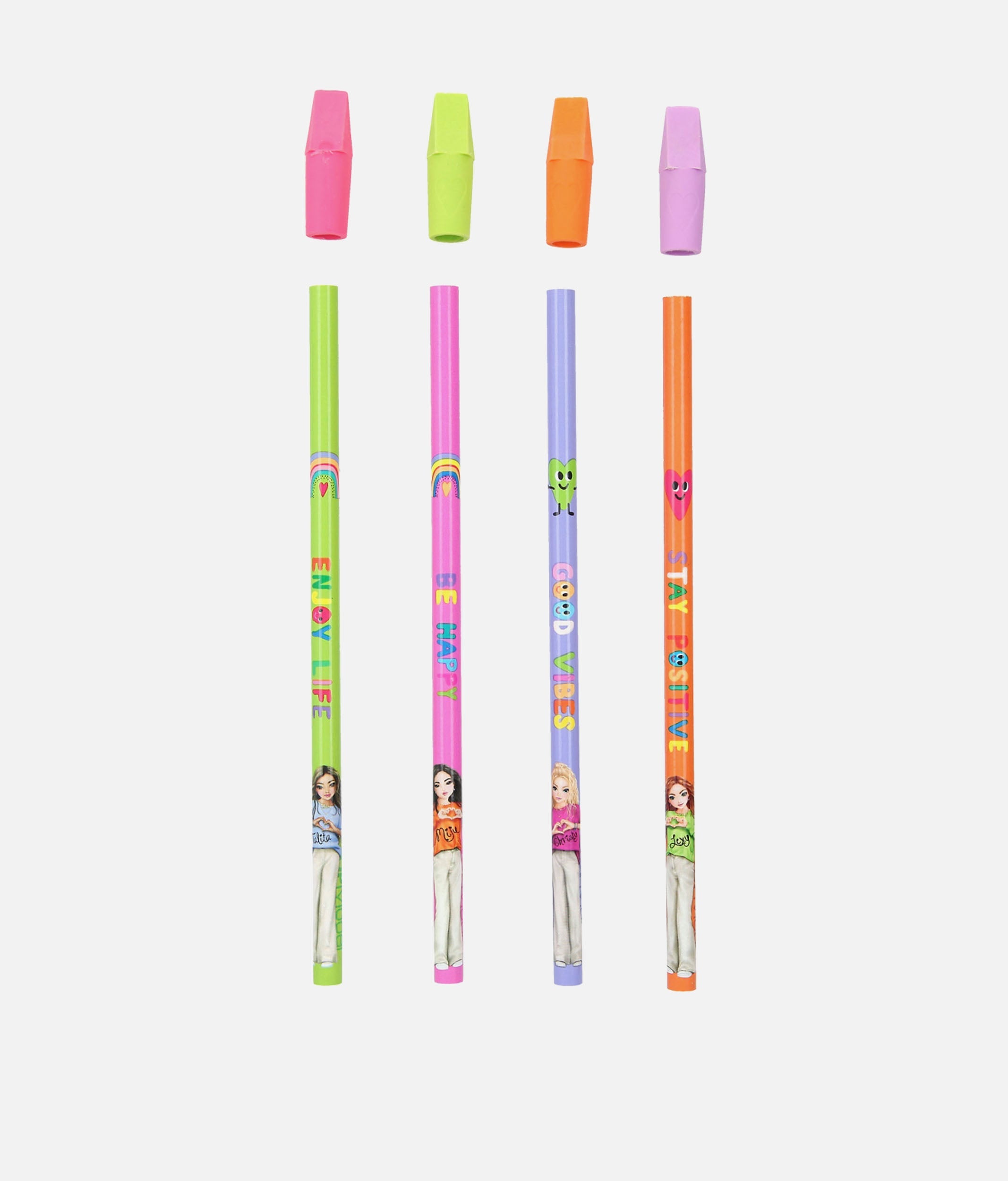 Pencil-Set With Eraser-Topper - 0012088