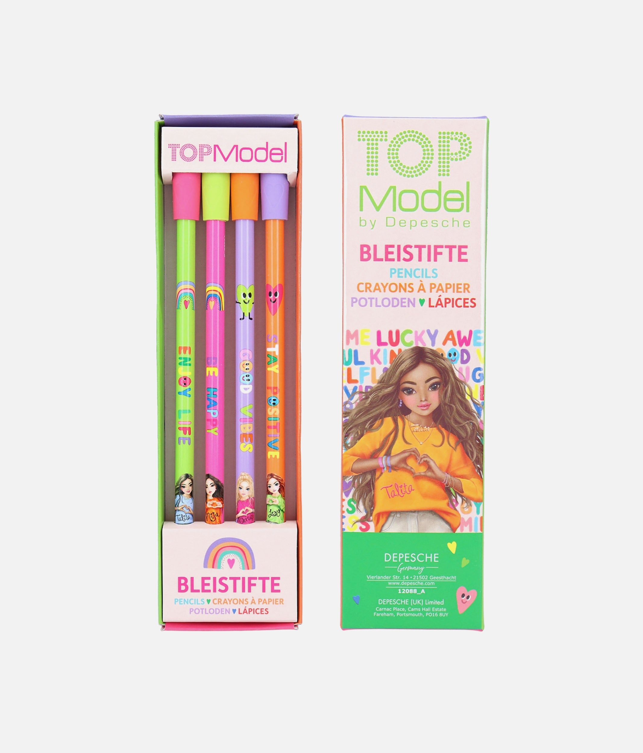 Pencil-Set With Eraser-Topper - 0012088