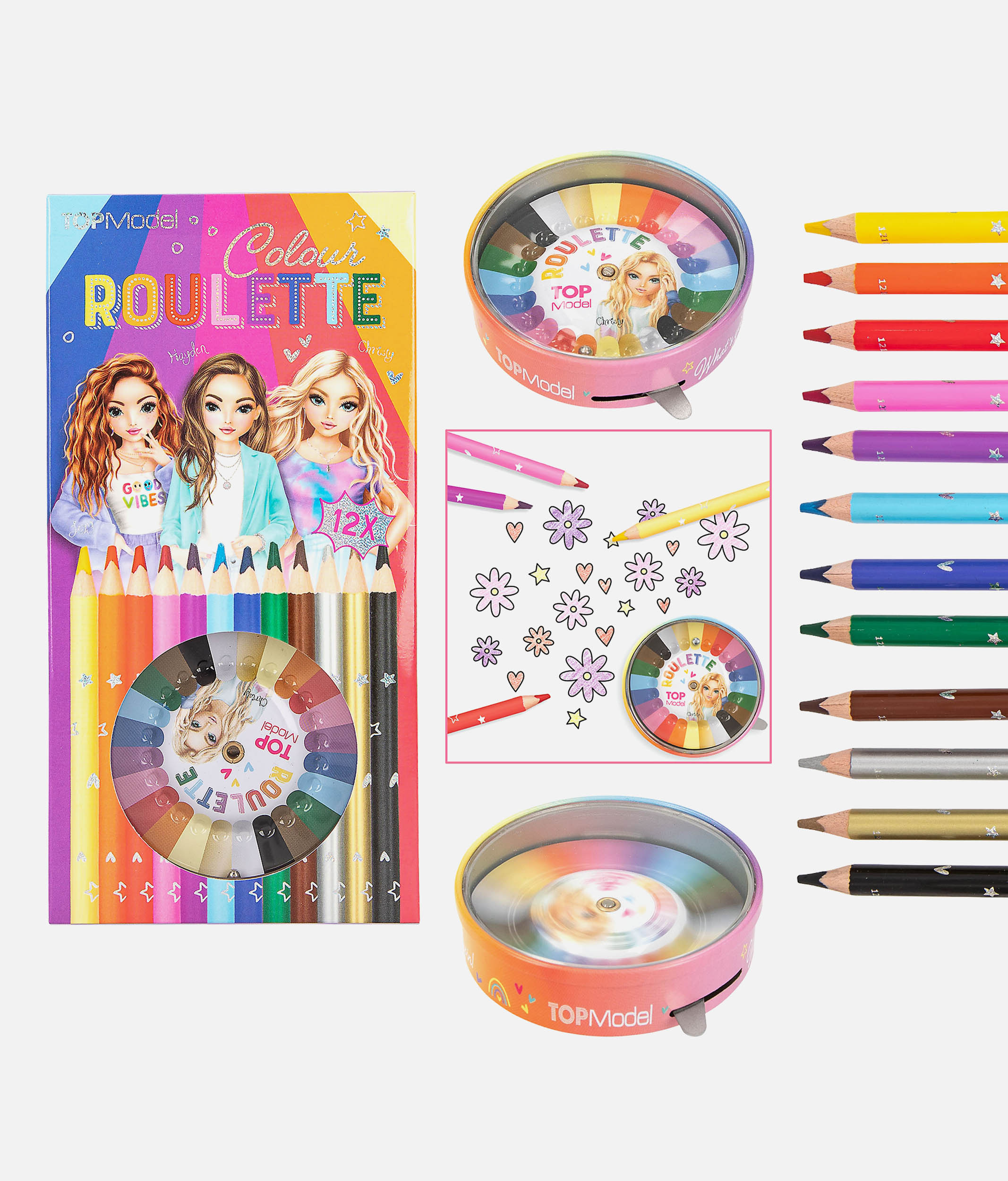 TOPModel Colour Roulette Pencils - 0012103