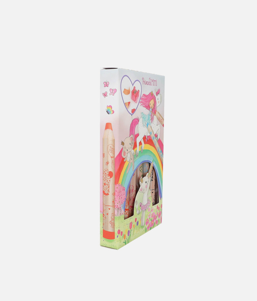 Princess Mimi Colouring Pencils & Sharpener