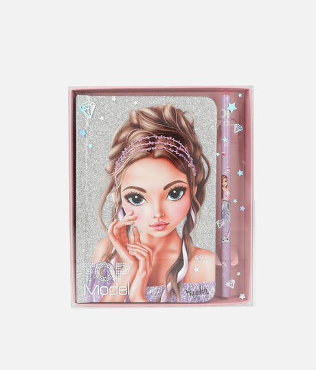 Notebook & Pencil GLIITTER QUEEN - 0012645