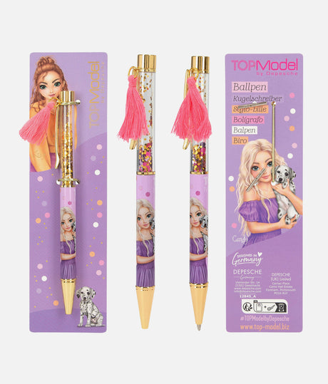 TOPModel Ballpen With Confetti & Tassel - 0012845