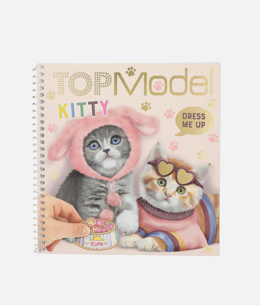 TOPModel Sticker Book, Dress Me Up KITTY - 0012965