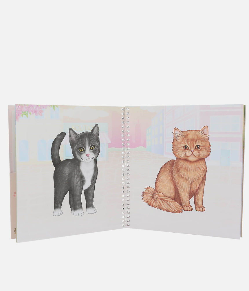 TOPModel Sticker Book, Dress Me Up KITTY - 0012965