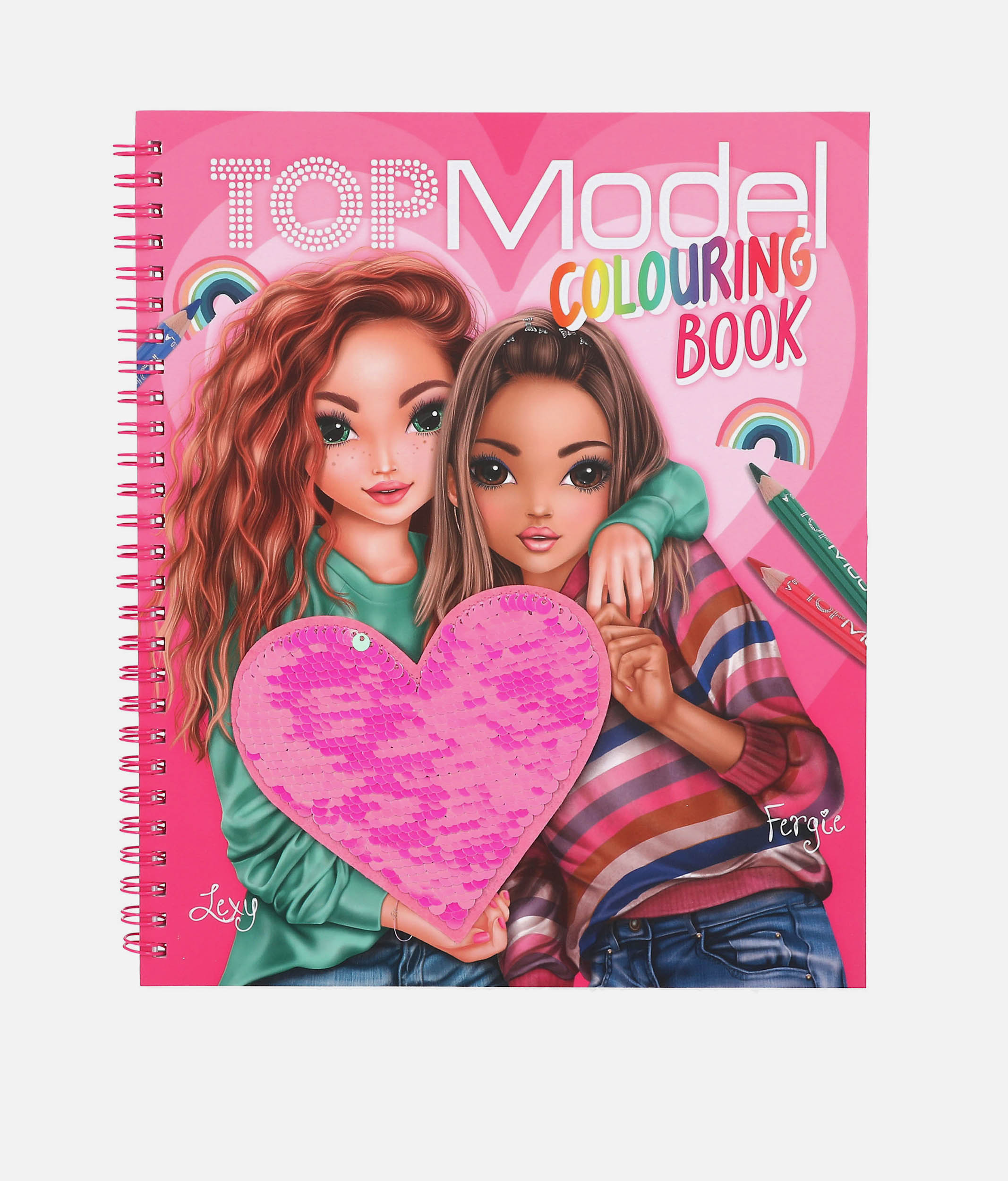 A DES TOPModel Colouring Book, Reversible Sequins - 0012977