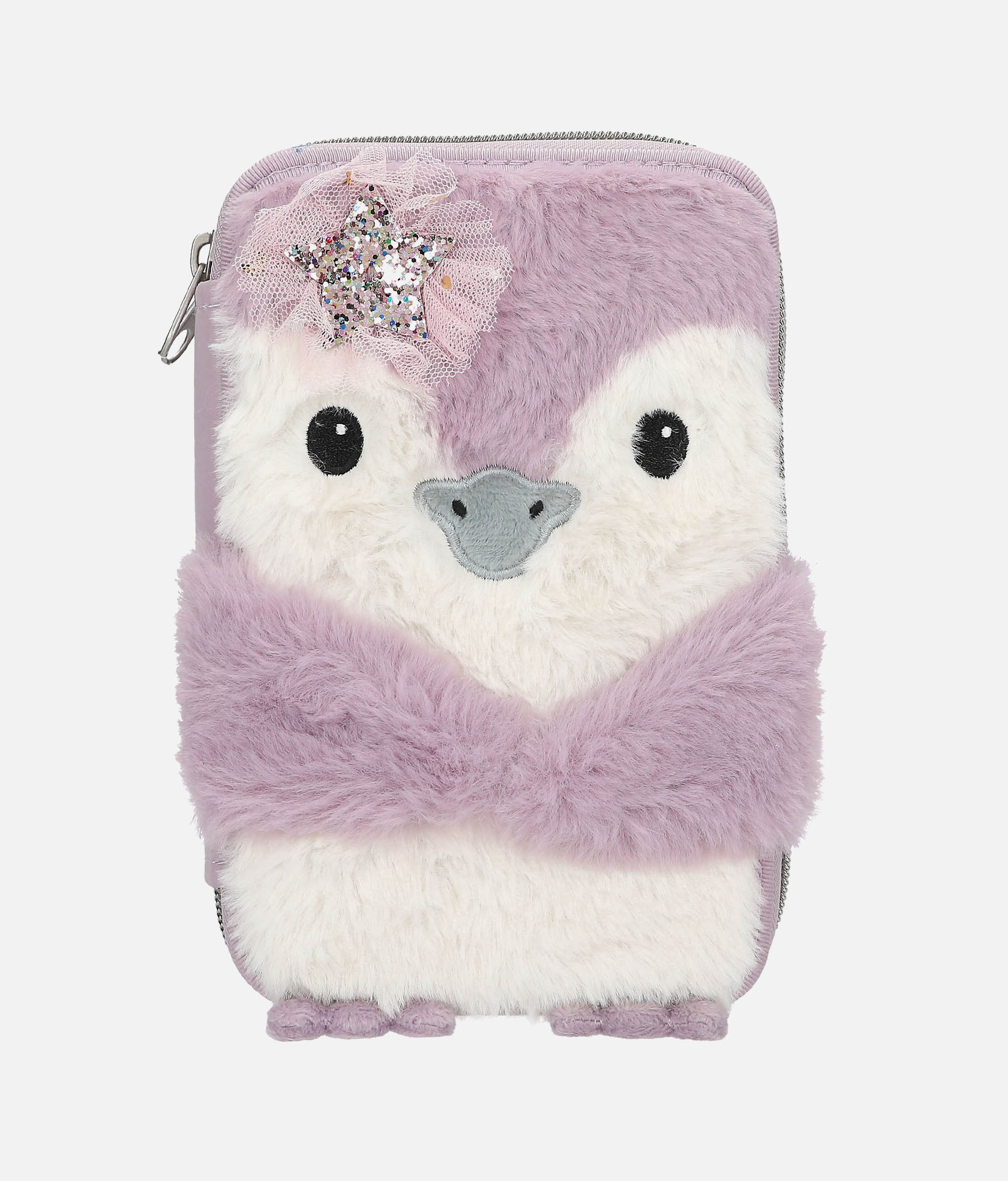 Princess Mimi Double Pencil Case, PENGUIN - 0013158