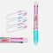TOPModel Erasable Gel Pen, 4-in-1 Colour Ink Pen with Fashion Designs - 0013178