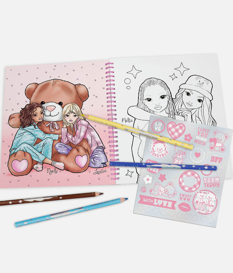 TOPModel Colouring Book, TEAM TEDDY - 0013210