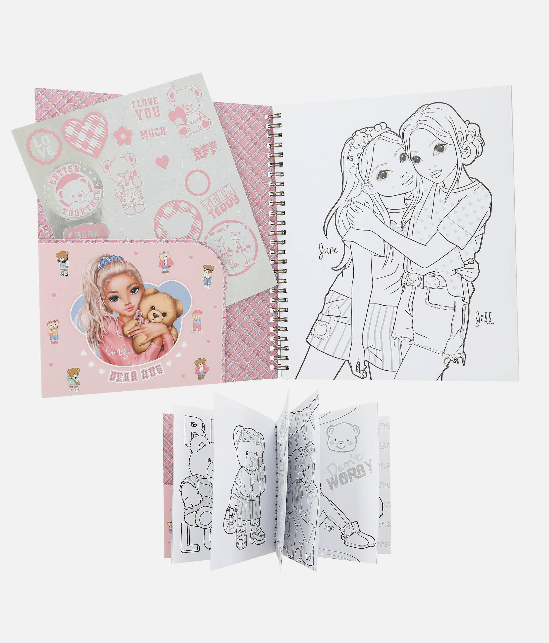 TOPModel Colouring Book, TEAM TEDDY - 0013210