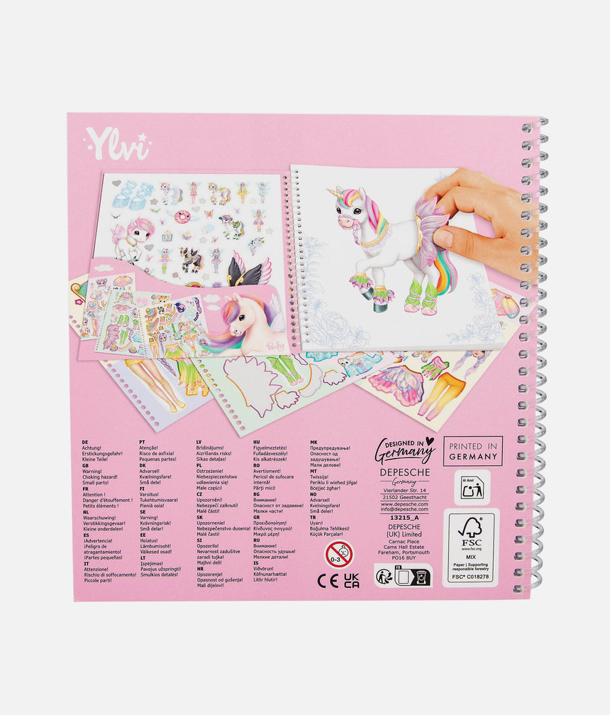 Ylvi Dress Me Up Sticker Book - 0013215