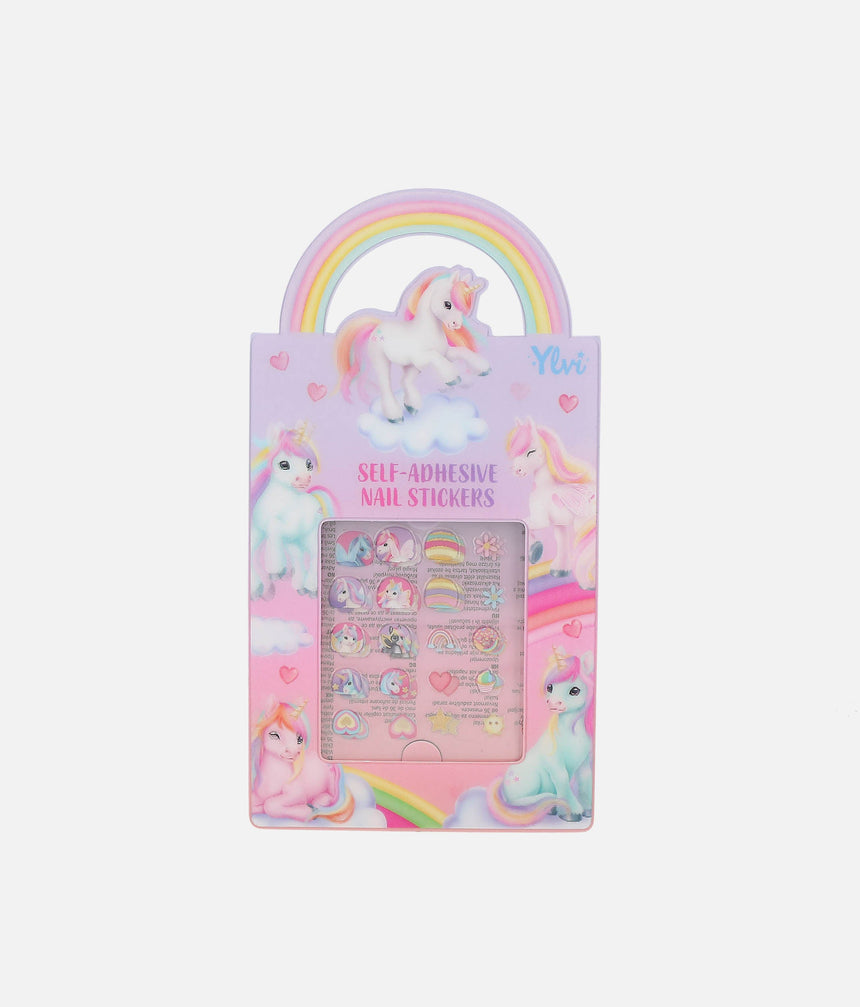 Ylvi Unicorn Fingernail Stickers, Fun & Easy Nail Art - 0013258