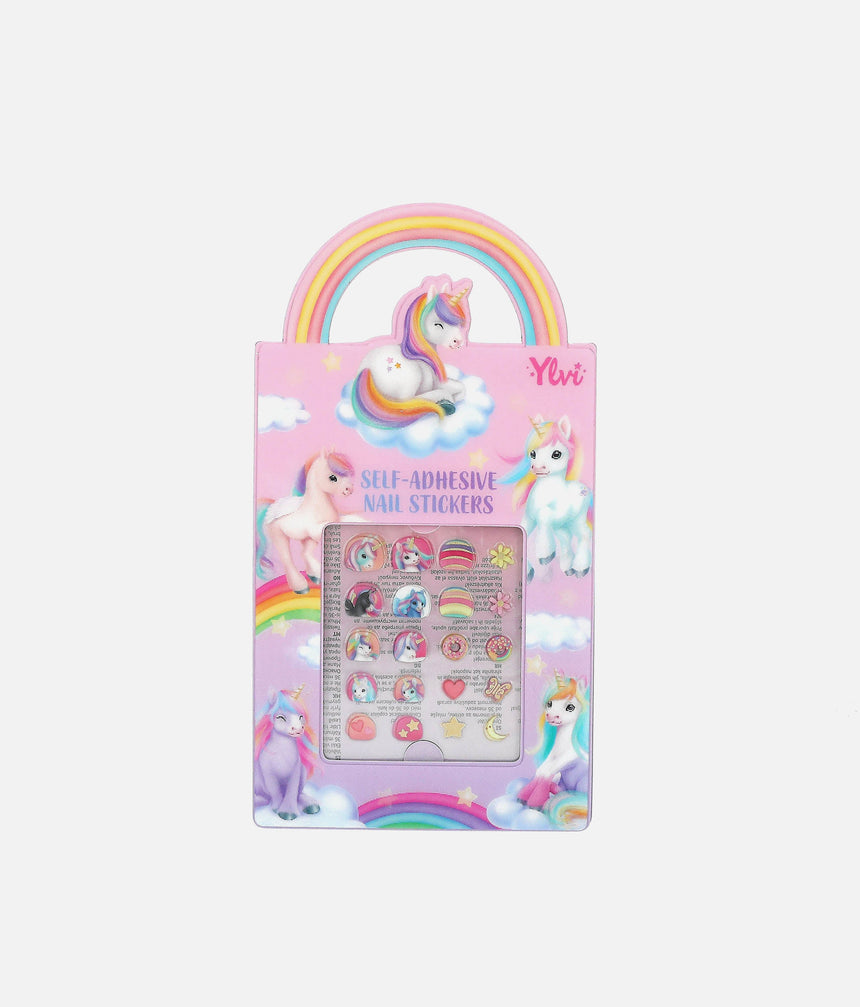 Ylvi Unicorn Fingernail Stickers, Fun & Easy Nail Art - 0013258