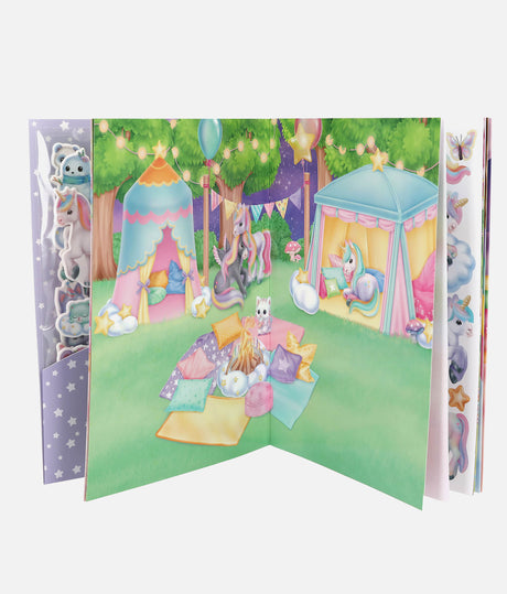 Unicorn Puffy Sticker Book – Magical 3D Sticker Fun - 0013353