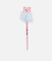 TOPModel Cat Pencil With Eraser, Fluffy Feather Top & Cute Kitten Design - 0013391