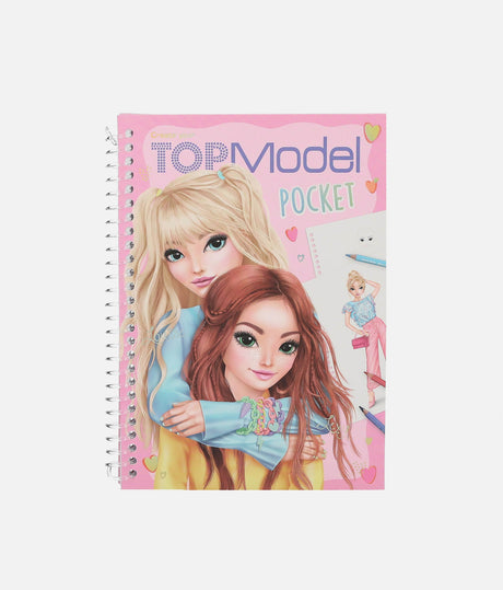 TOPModel Pocket Colouring Book, Cool designs in a handy format - 0013444