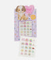 Princess Mimi Nail Stickers for Girls, 40 Cute Designs with Glitter & Gold - 0013567