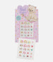 Princess Mimi Nail Stickers for Girls, 40 Cute Designs with Glitter & Gold - 0013567