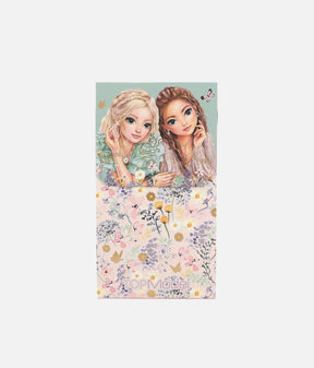 TOPModel Note Pad With Magnetic Closure, 60 Lined Pages, Stylish Design - 0013575