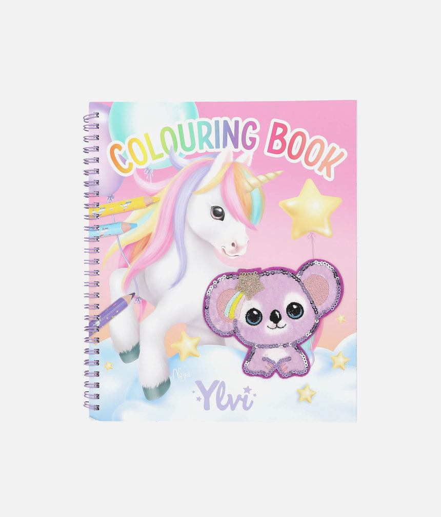 Ylvi Colouring Book with Unicorns, Stickers, 40 Pages of Fun - 0013587